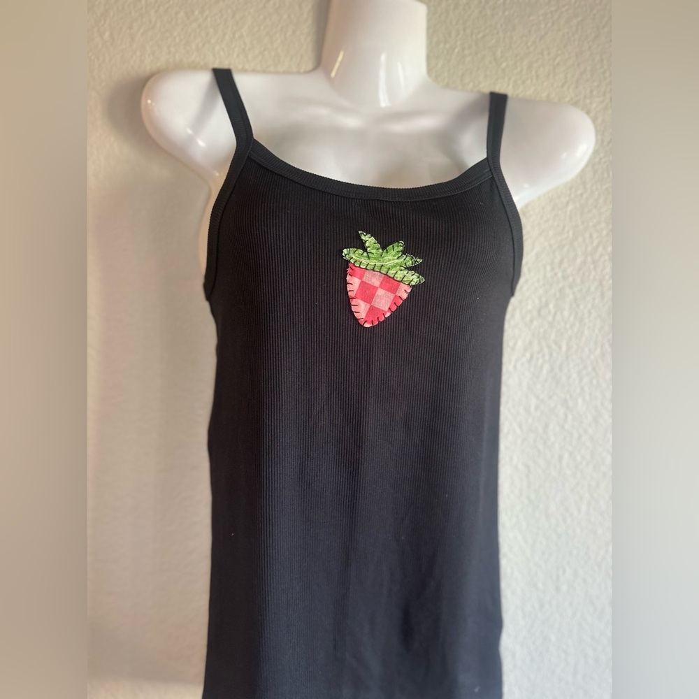 Hand sewn strawberry tank top